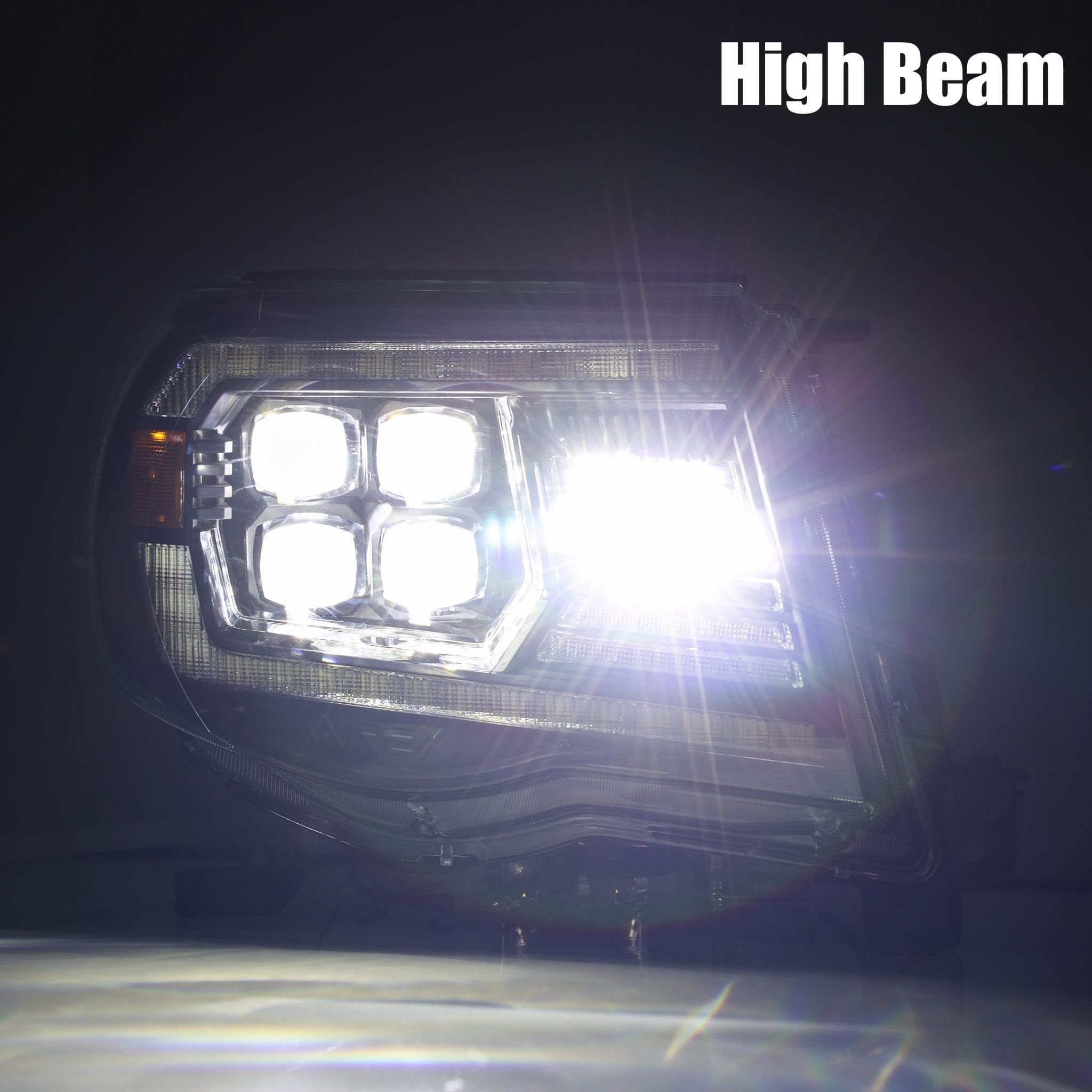 05-11 Toyota Tacoma NOVA-Series LED Projector Headlights Black