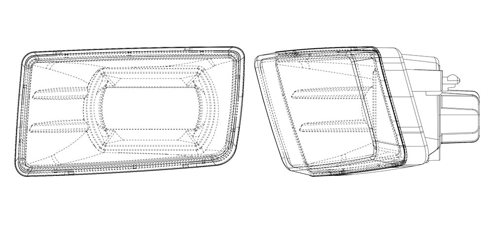 07-13 Chevrolet Silverado/07-14 Tahoe/Avalanche/Suburban (4x4 package) DoubleTap Dual Color LED Projector Fog Lights
