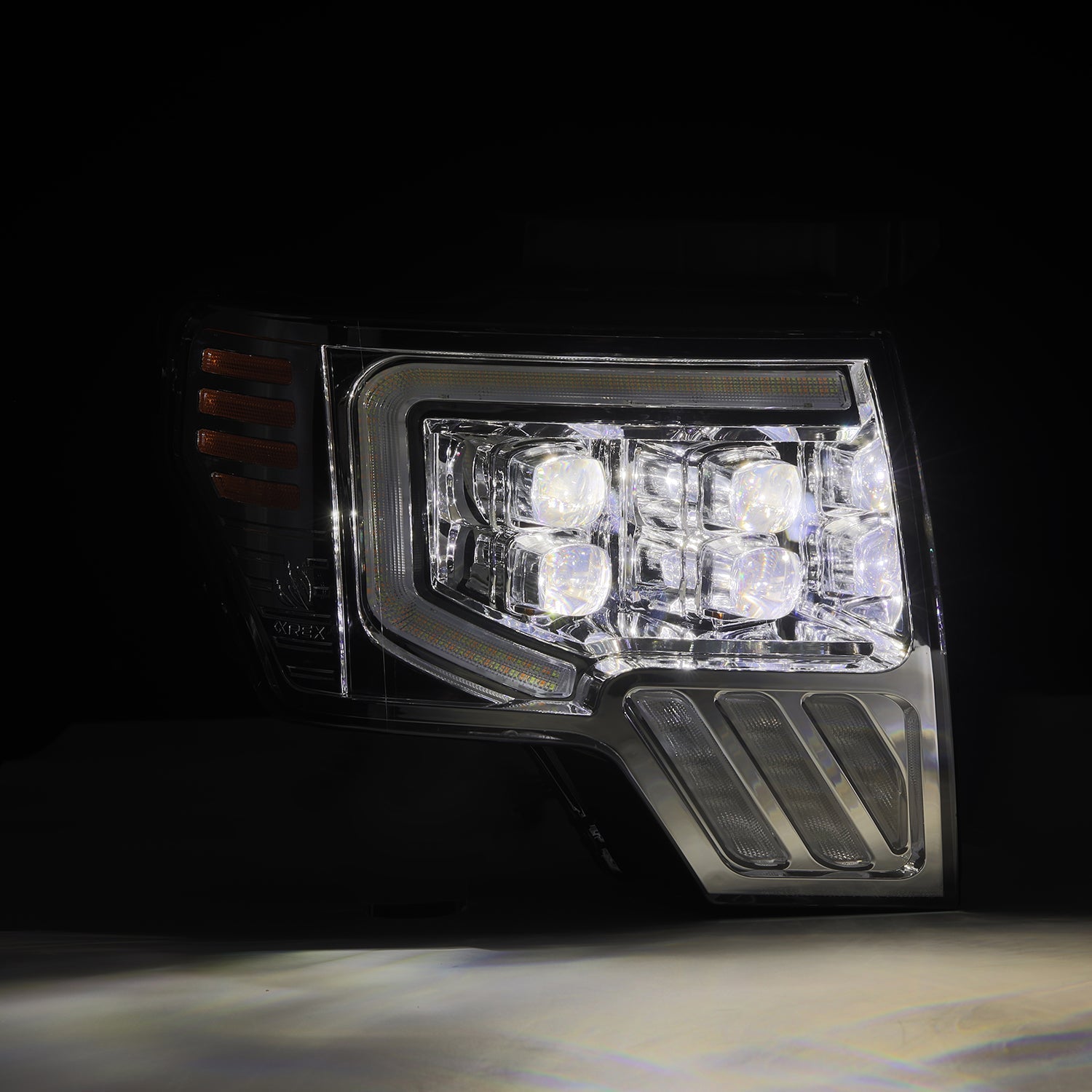 09-14 Ford F150 MKII NOVA-Series LED Projector Headlights Chrome