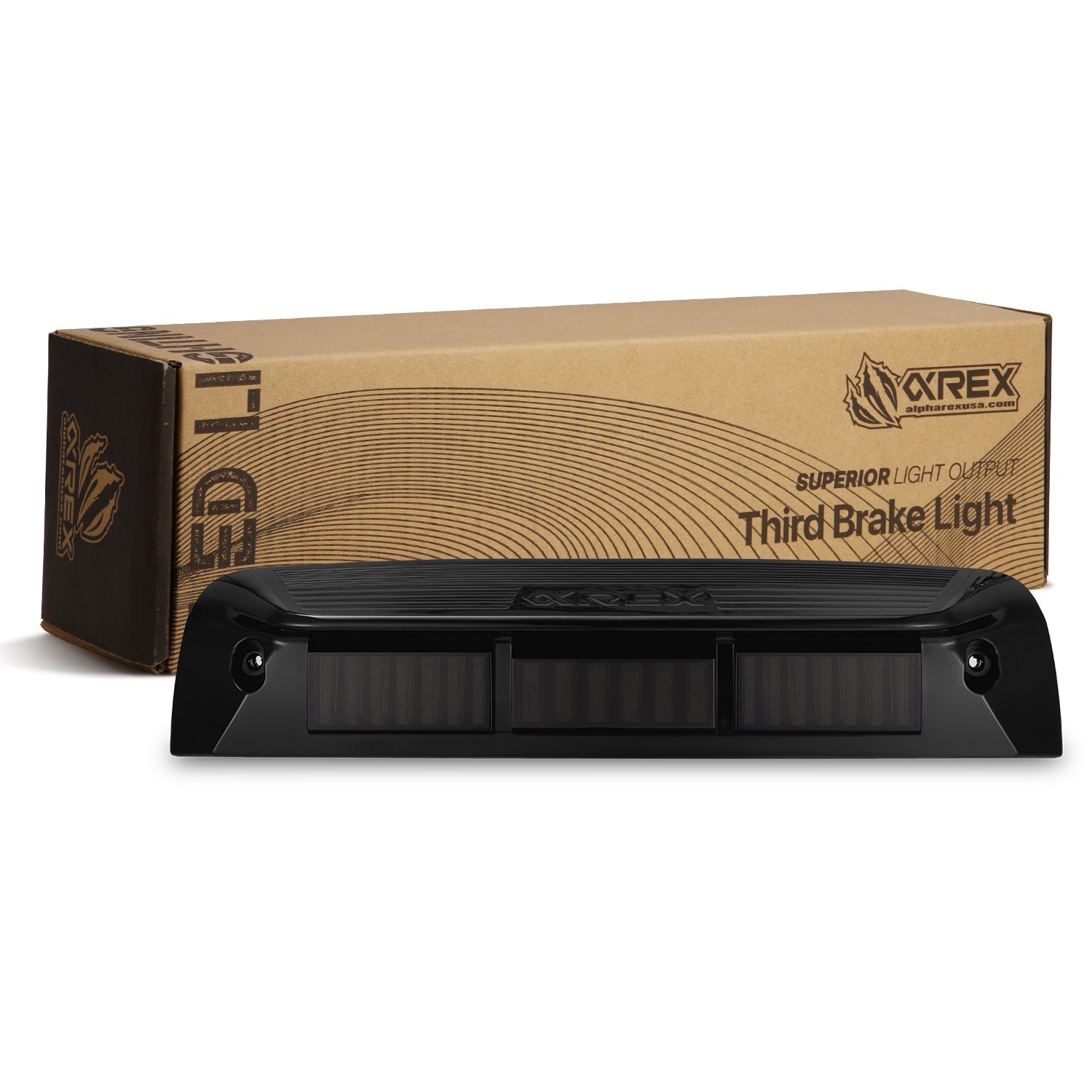09-18 Ram 1500 / 10-18 Ram 2500/3500 NOVA-Series Prismatic LED Third Brake Light Alpha-Black