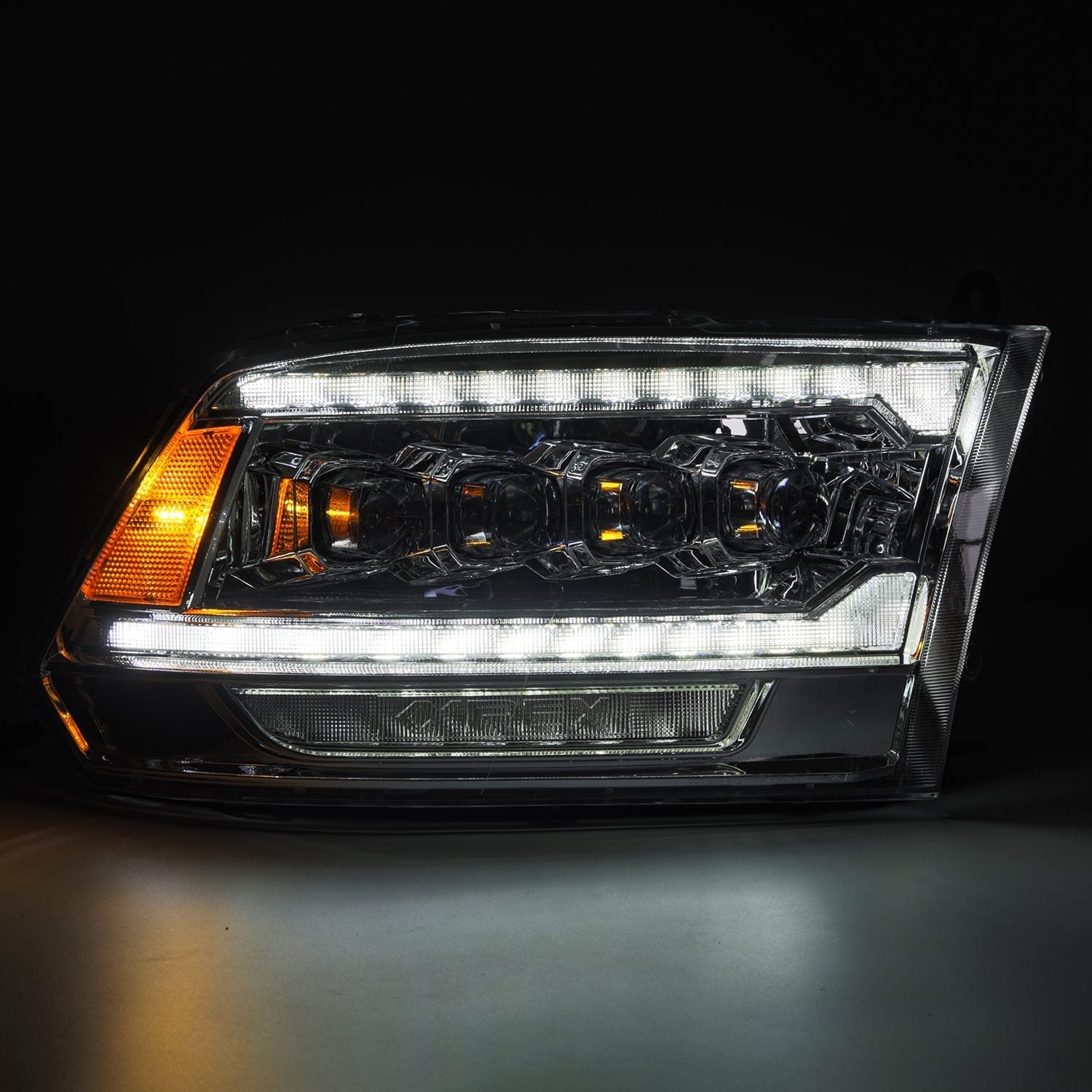 09-18 Ram Truck (MK II 5th Gen 2500 Style) NOVA-Series LED Projector Headlights Chrome