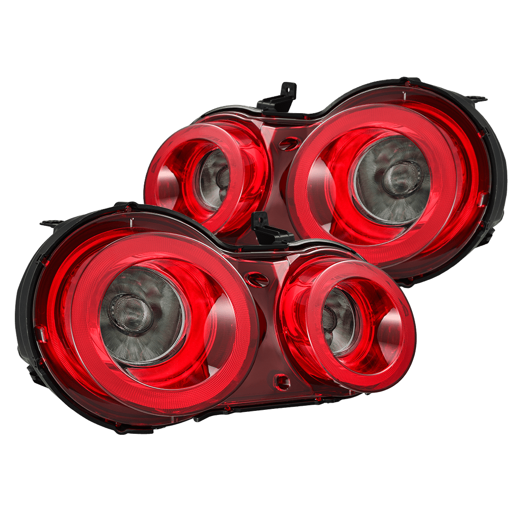 09-25 Nissan GT-R NOVA-Series Prismatic LED Tail Lights Red Smoke