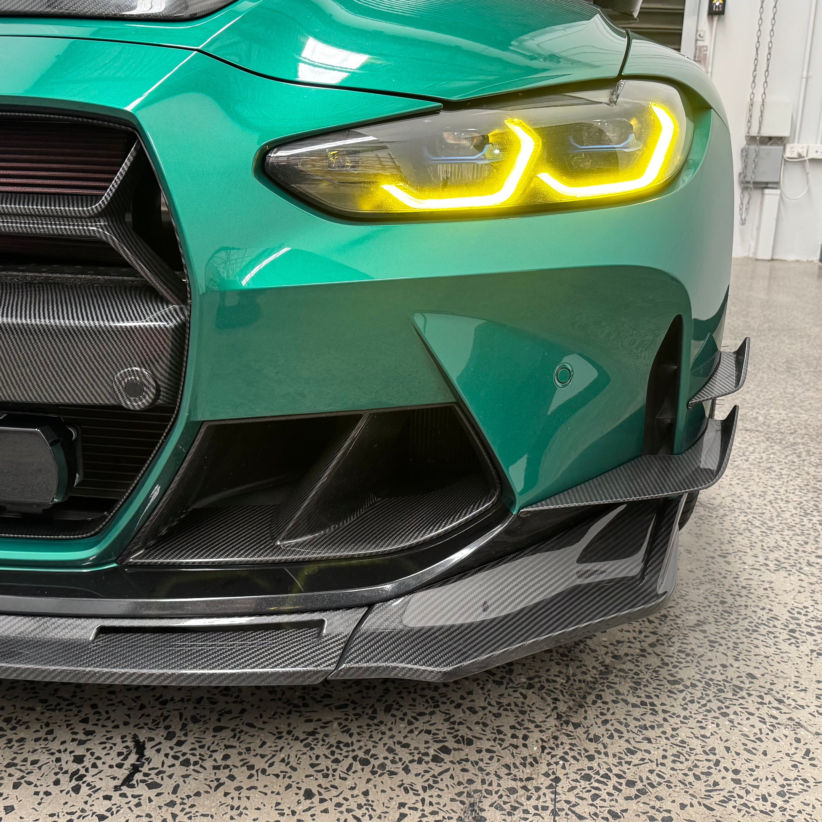 BMW G80 G81 M3 | G82 G83 M4 Replacement Dry Carbon Fibre Front Bumper Side Vent Covers