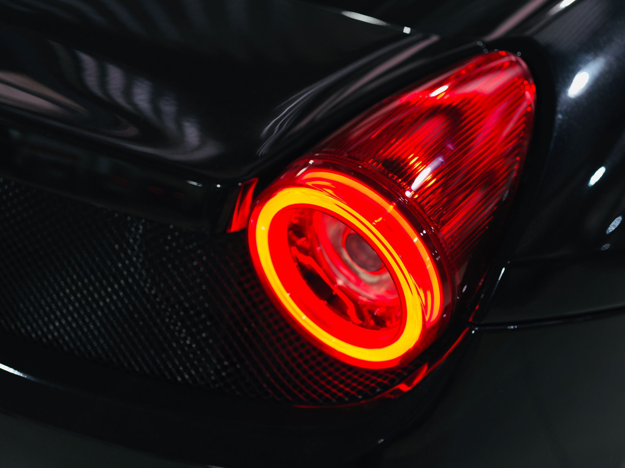 10-15 Ferrari 458 NOVA-Series Prismatic LED Tail Lights Red Clear