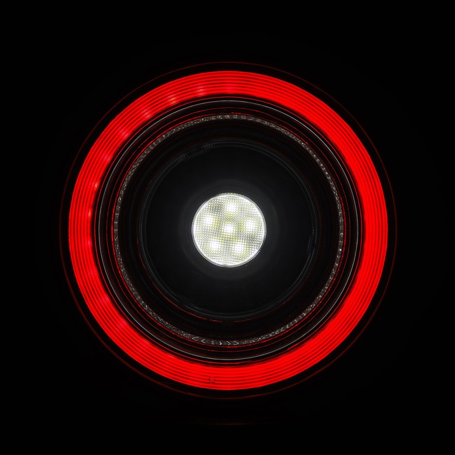 10-15 Ferrari 458 NOVA-Series Prismatic LED Tail Lights Red Clear