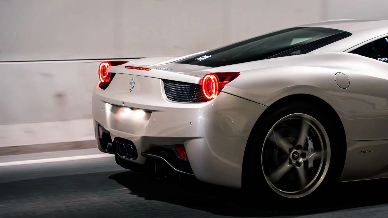 10-15 Ferrari 458 NOVA-Series Prismatic LED Tail Lights Red Smoke