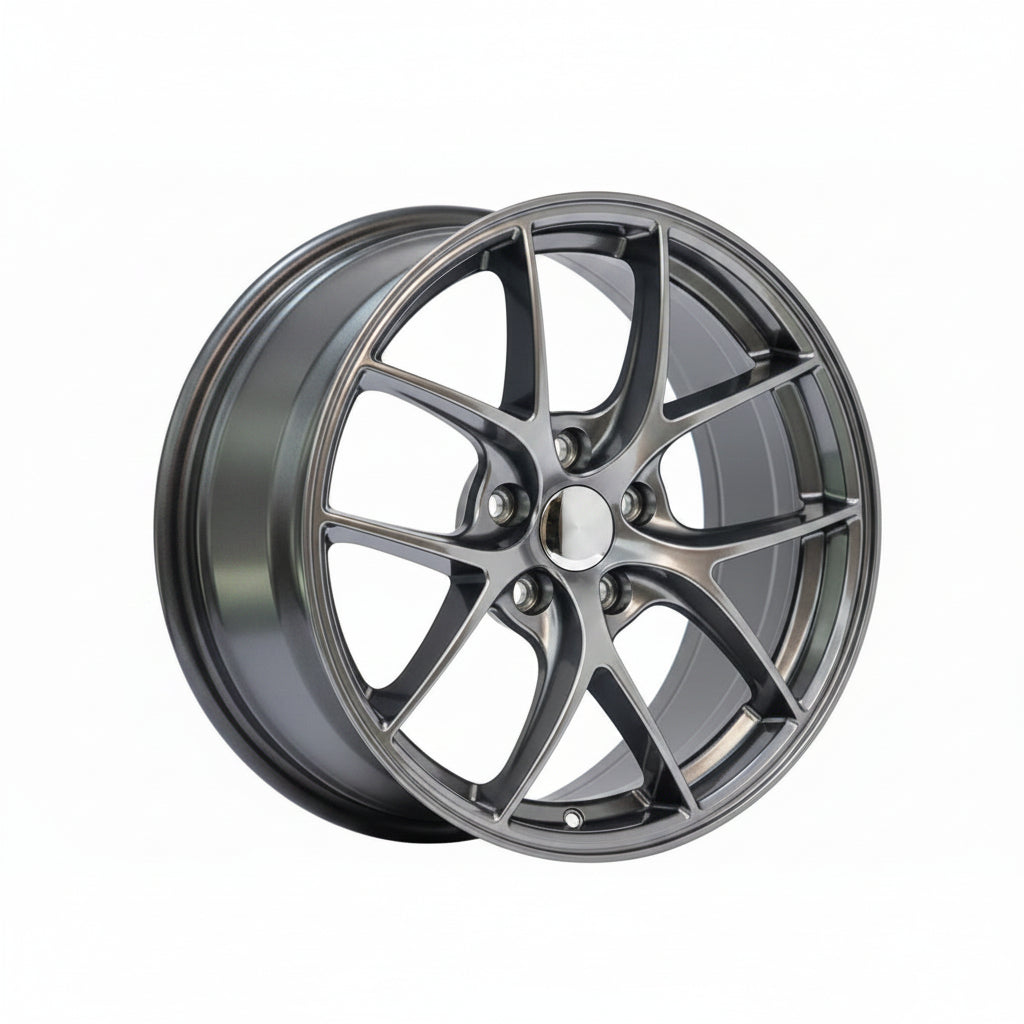 WWC 507 | 5-Split-Spoke Flow-Form Wheel – Silver