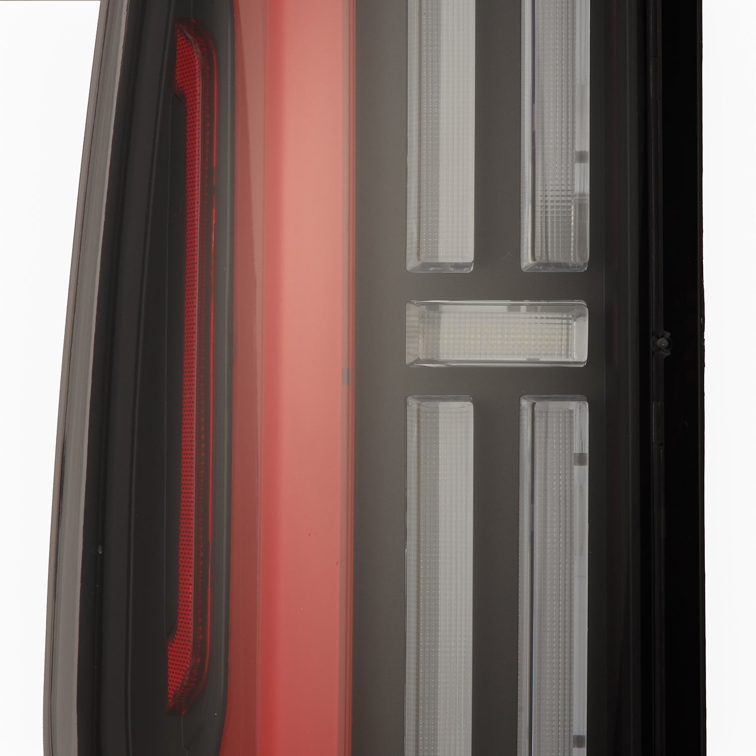 14-21 Toyota Tundra NOVA-Series Prismatic LED Tail Lights Black-Red