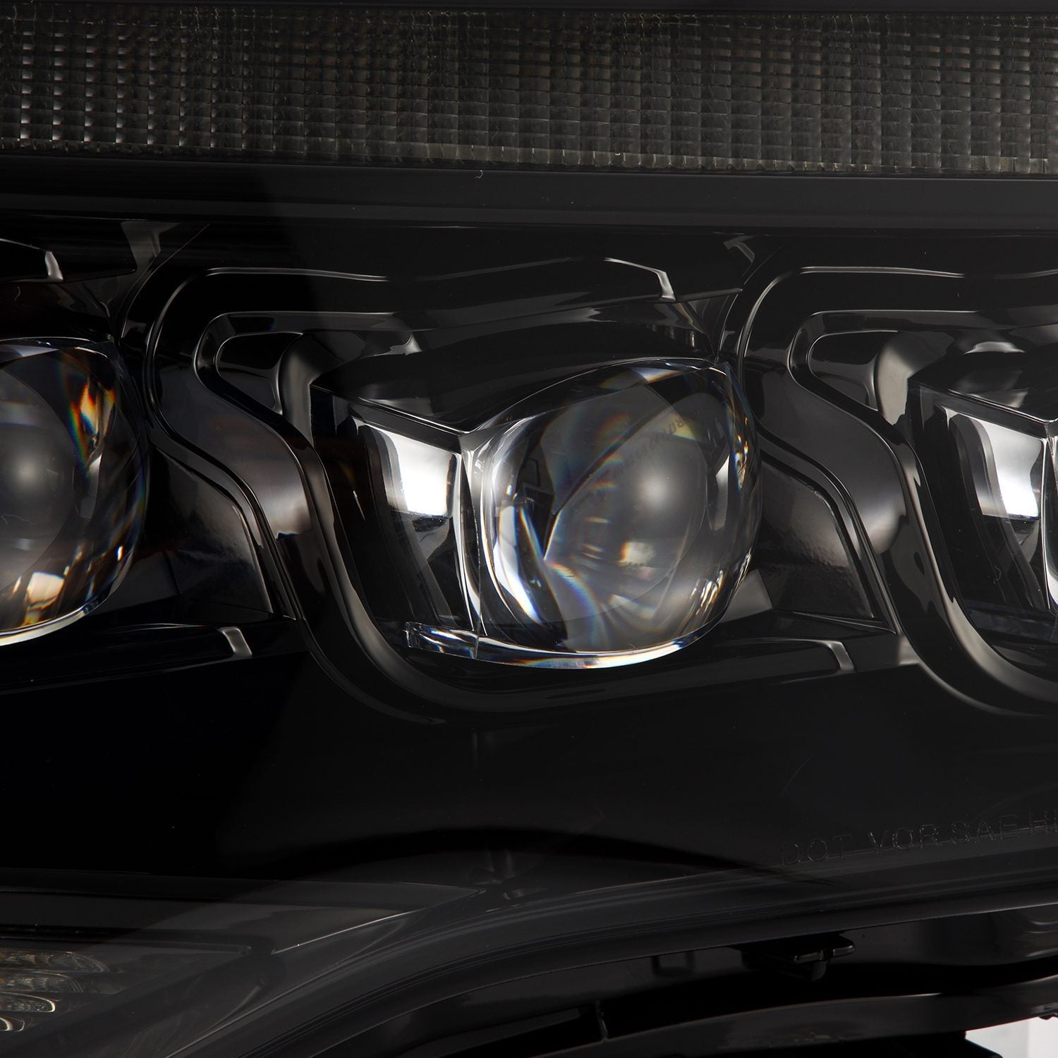 14-24 Toyota 4Runner MK II NOVA-Series LED Projector Headlights Alpha-Black