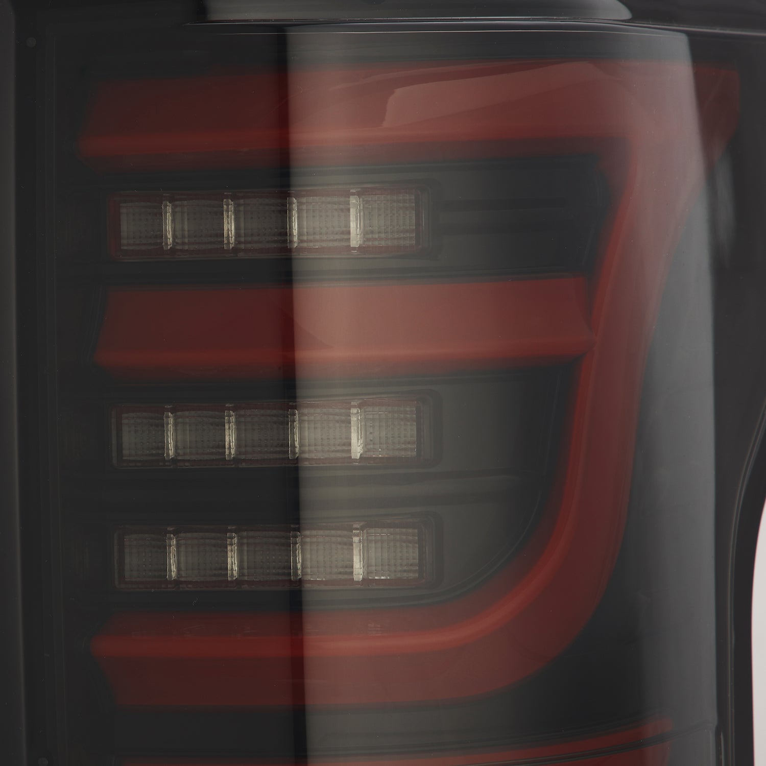 15-20 Ford F150 LUXX-Series LED Tail Lights Black-Red