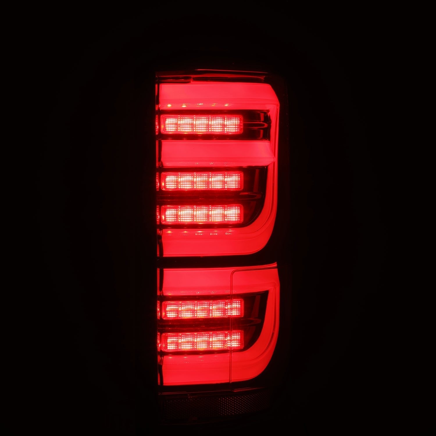 15-20 Ford F150 LUXX-Series LED Tail Lights Black-Red