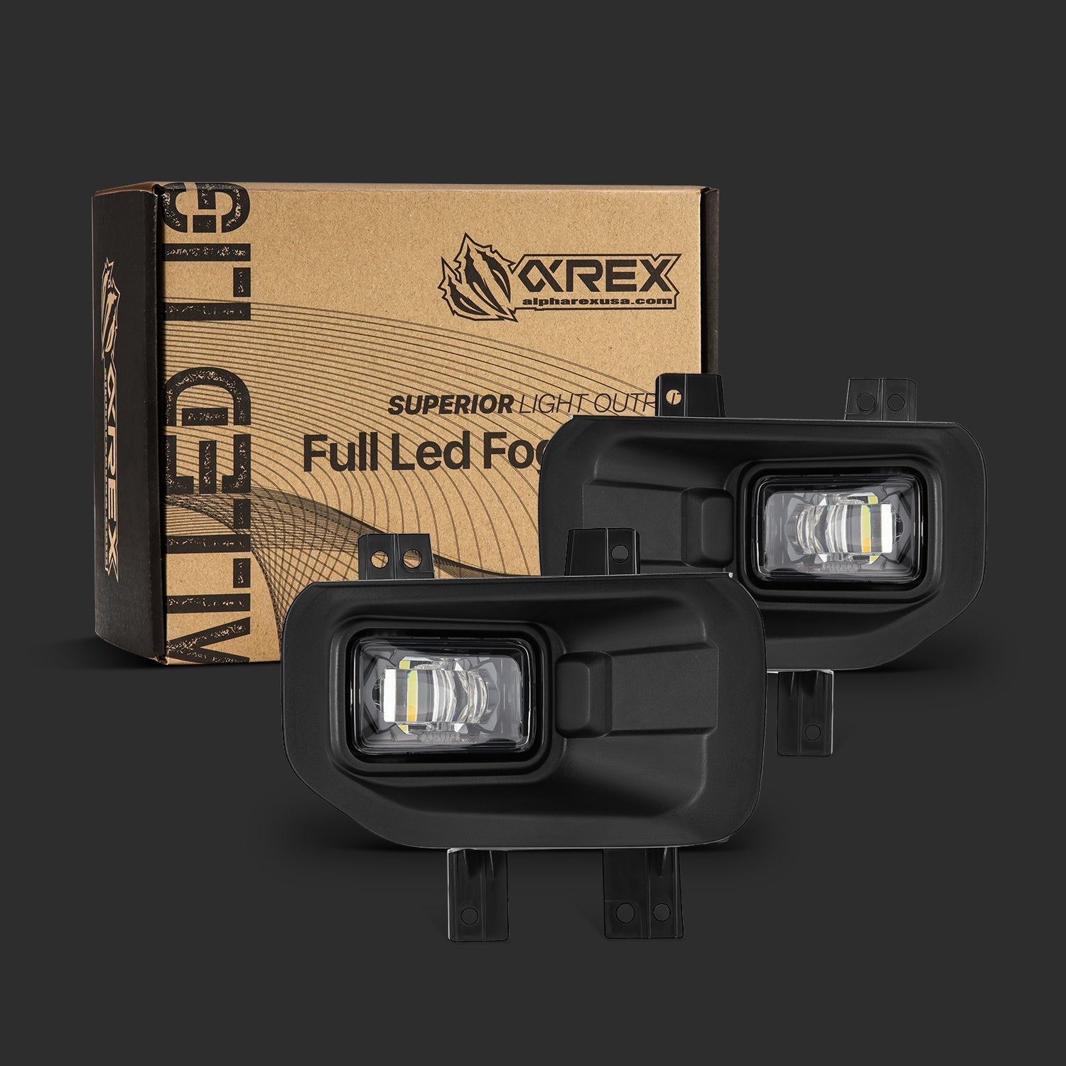 15-20 Ford F150/17-22 Super Duty DoubleTap Dual Color LED Projector Fog Lights