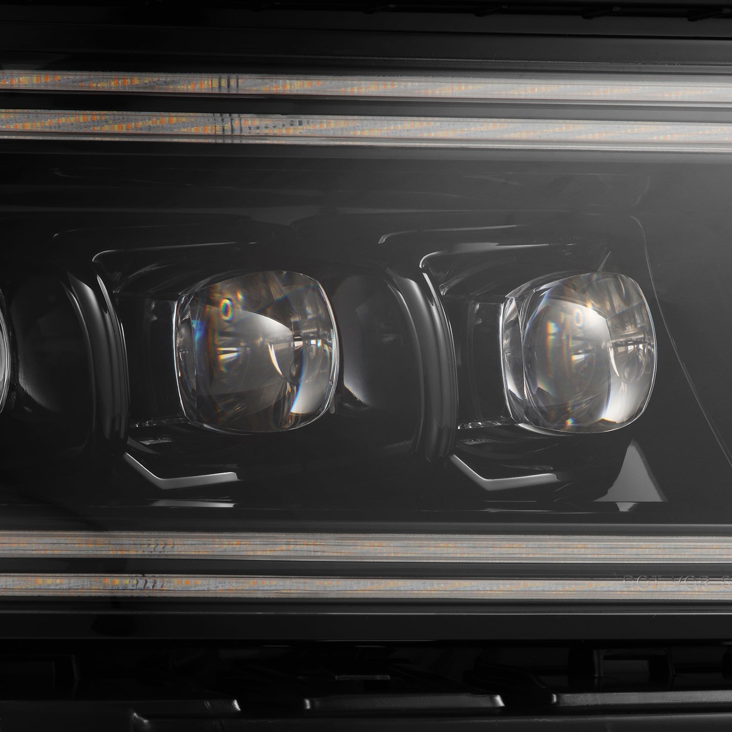 15-23 Dodge Charger NOVA-Series LED Projector Headlights Alpha-Black