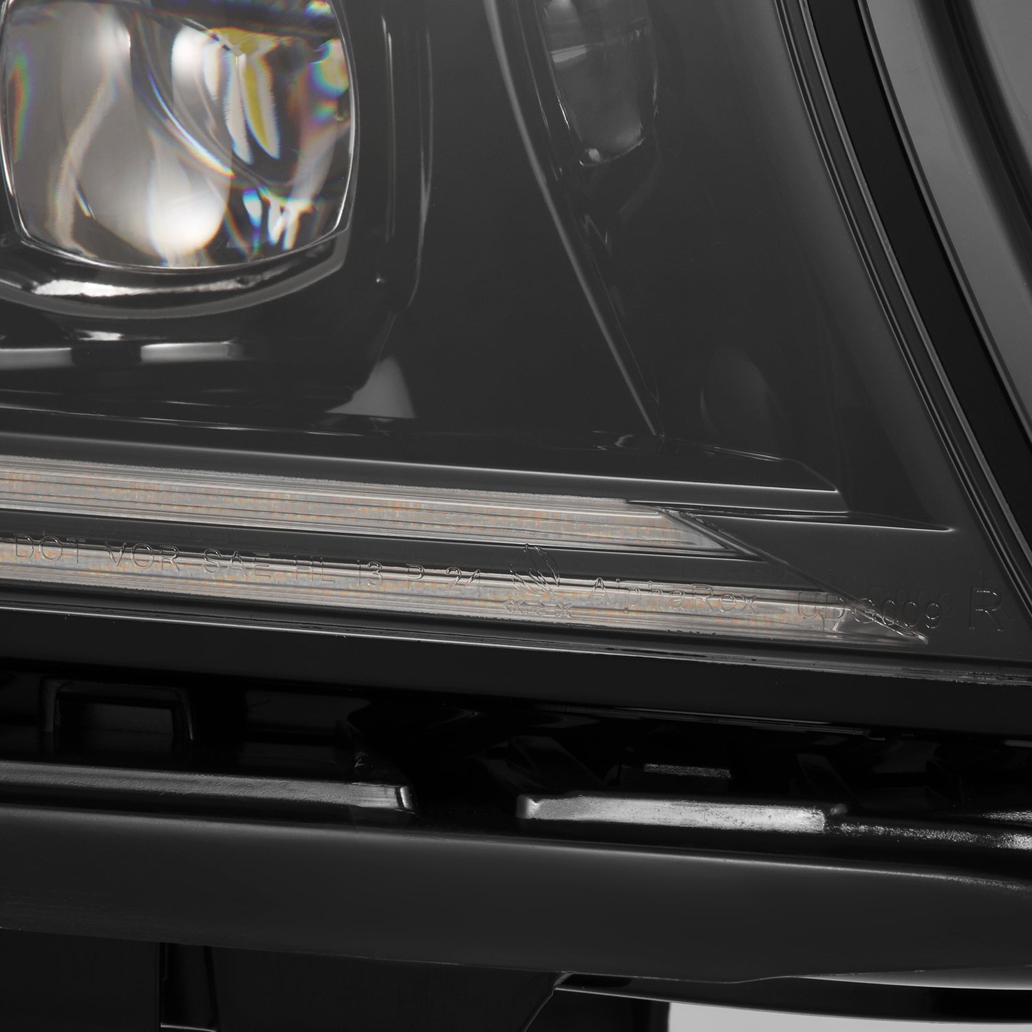 15-23 Dodge Charger NOVA-Series LED Projector Headlights Alpha-Black