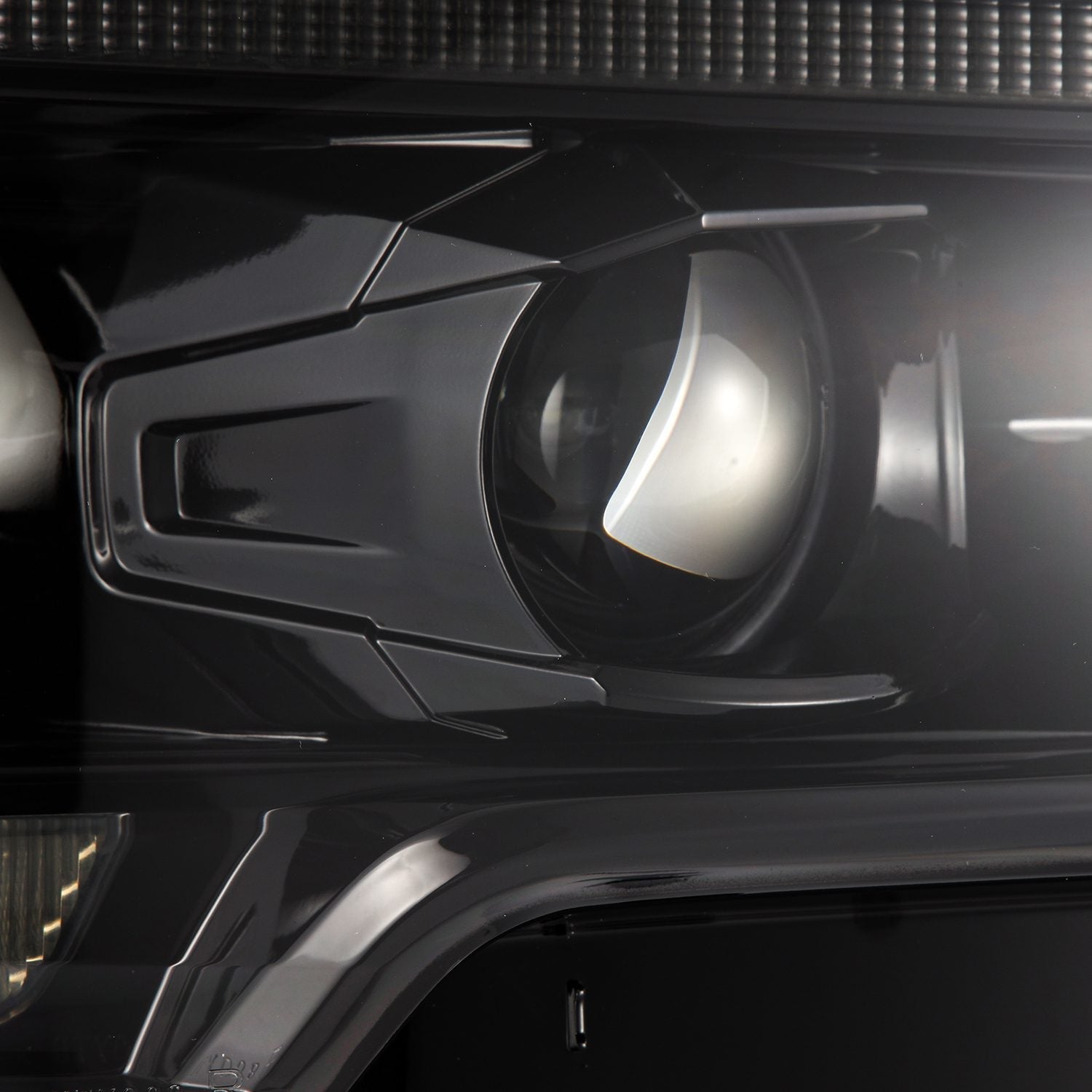 16-23 Toyota Tacoma MK II PRO-Series Halogen Projector Headlights Alpha-Black