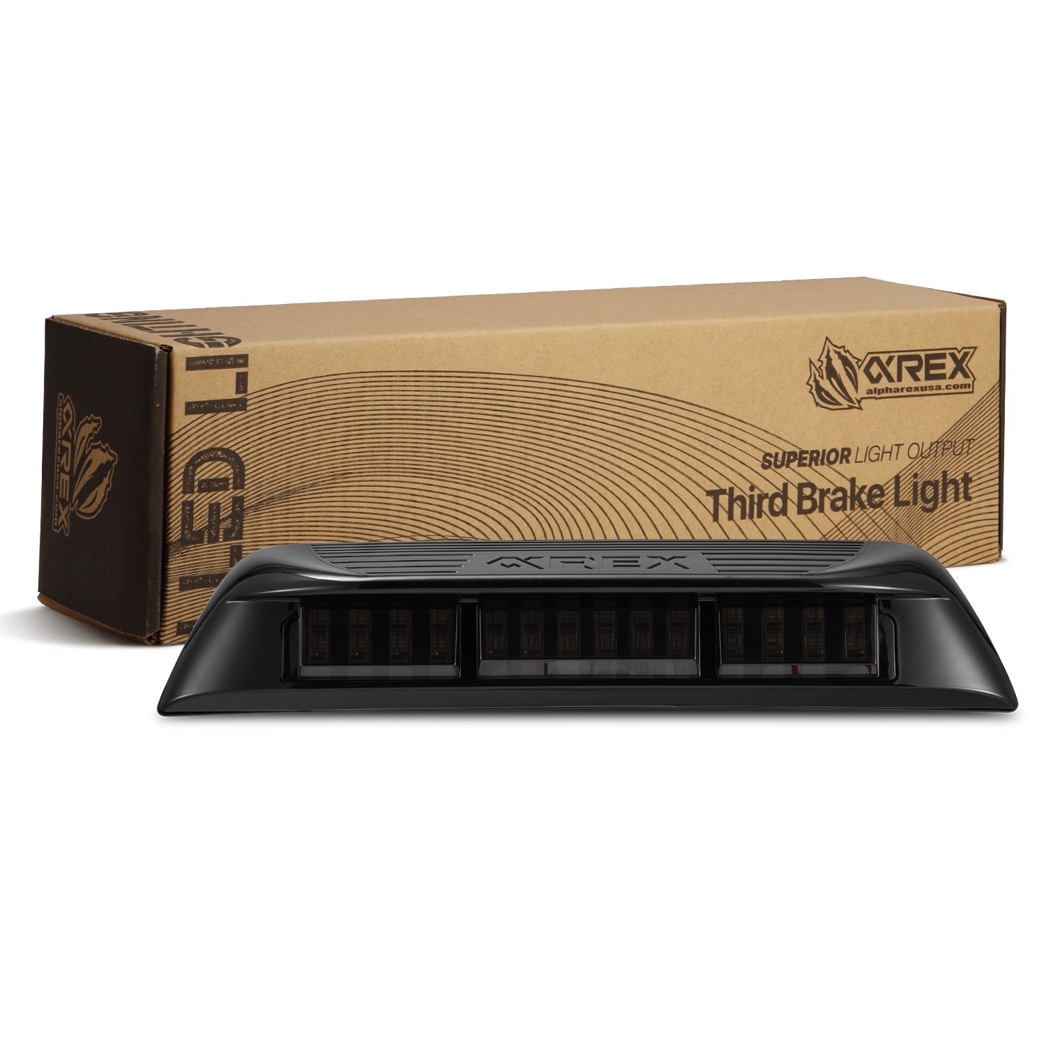 16-23 Toyota Tacoma Double Cab NOVA-Series Prismatic LED Third Brake Light Alpha-Black