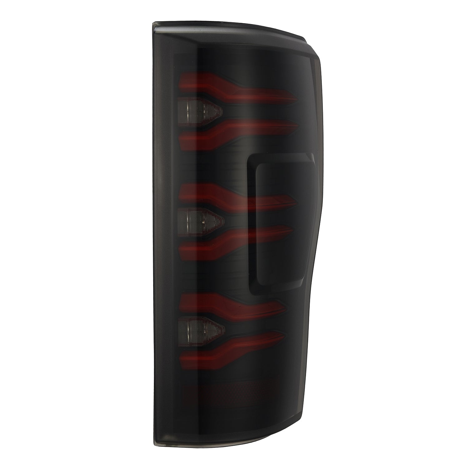 17-22 Ford Super Duty LUXX-Series LED Tail Lights Black-Red