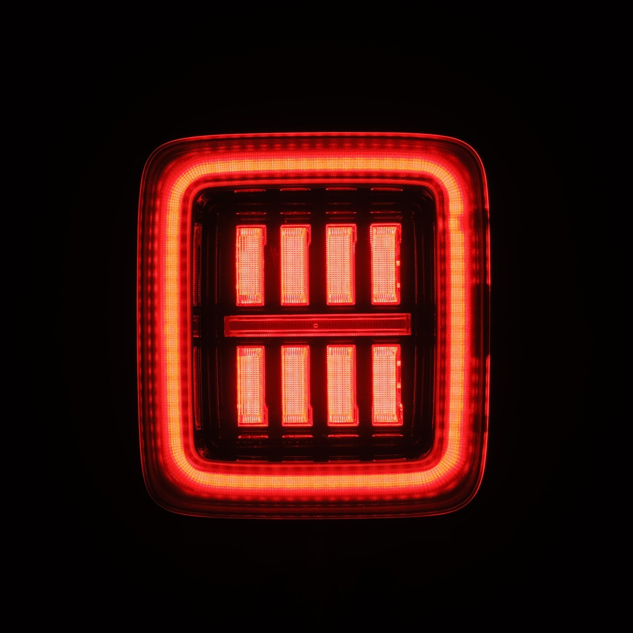 18-26 Jeep Wrangler JL NOVA-Series Prismatic LED Tail Lights Alpha-Black
