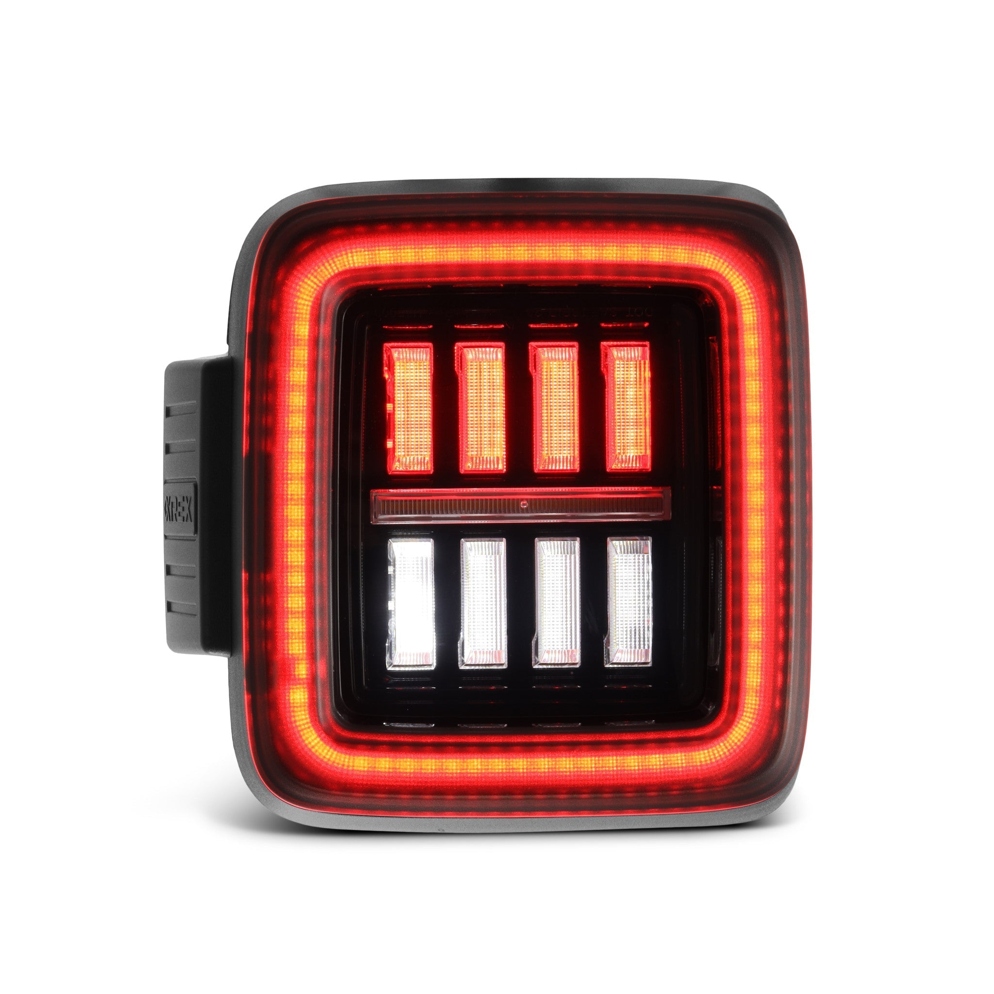 18-26 Jeep Wrangler JL NOVA-Series Prismatic LED Tail Lights Alpha-Black