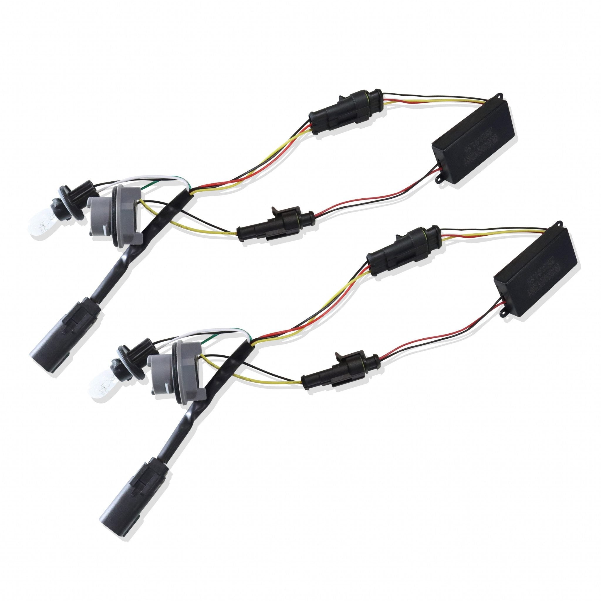 19-24 Ram 2500/3500 Stock Halogen Tail Lights To AlphaRex 09-18 Ram PRO-Series Tail lights Converters