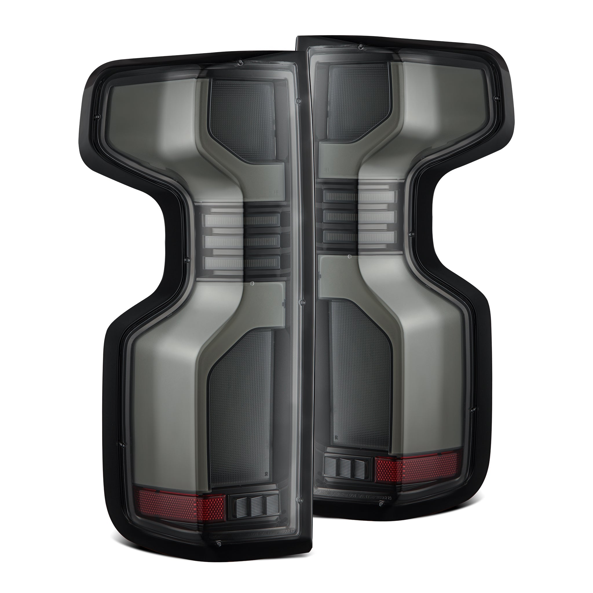 19-26 Chevrolet Silverado 1500 / 20-26 Silverado 2500HD/3500HD LUXX-Series LED Tail Lights Alpha-Black
