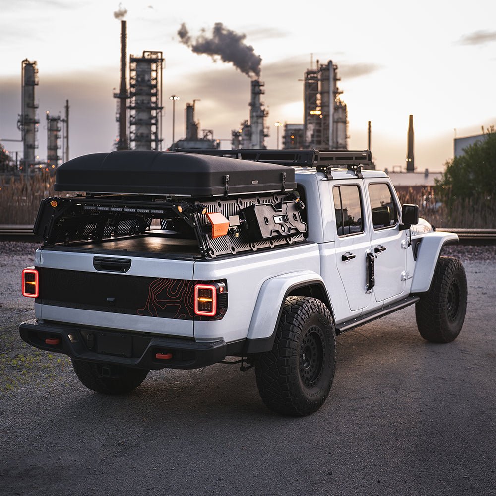 19-26 Jeep Gladiator JT NOVA-Series Prismatic LED Tail Lights Alpha-Black