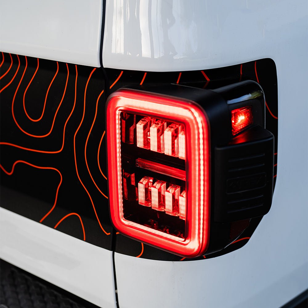 19-26 Jeep Gladiator JT NOVA-Series Prismatic LED Tail Lights Chrome
