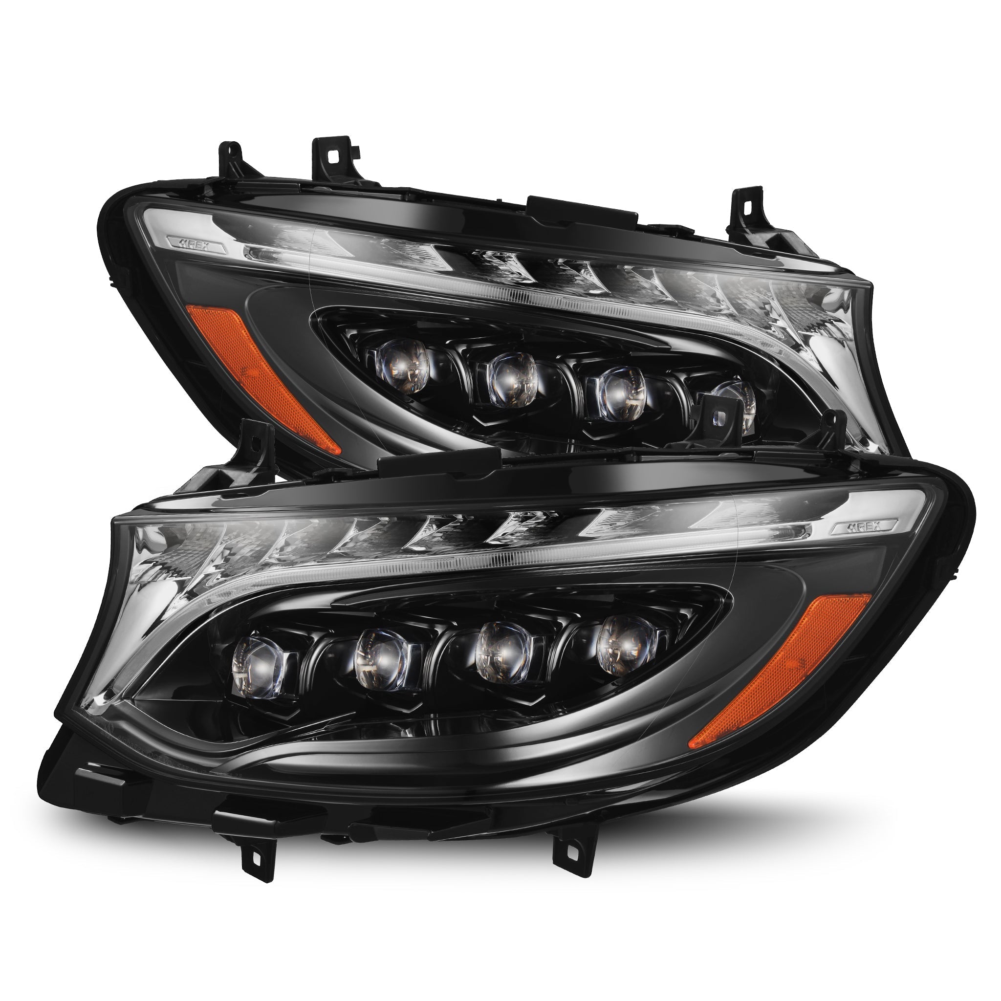 19-26 Mercedes-Benz Sprinter NOVA-Series LED Projector Headlights Alpha-Black