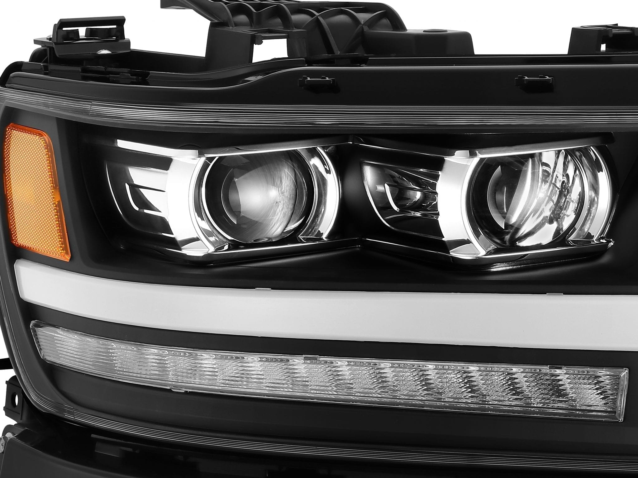 19-24 Ram 1500 LUXX-Series LED Projector Headlights Jet Black