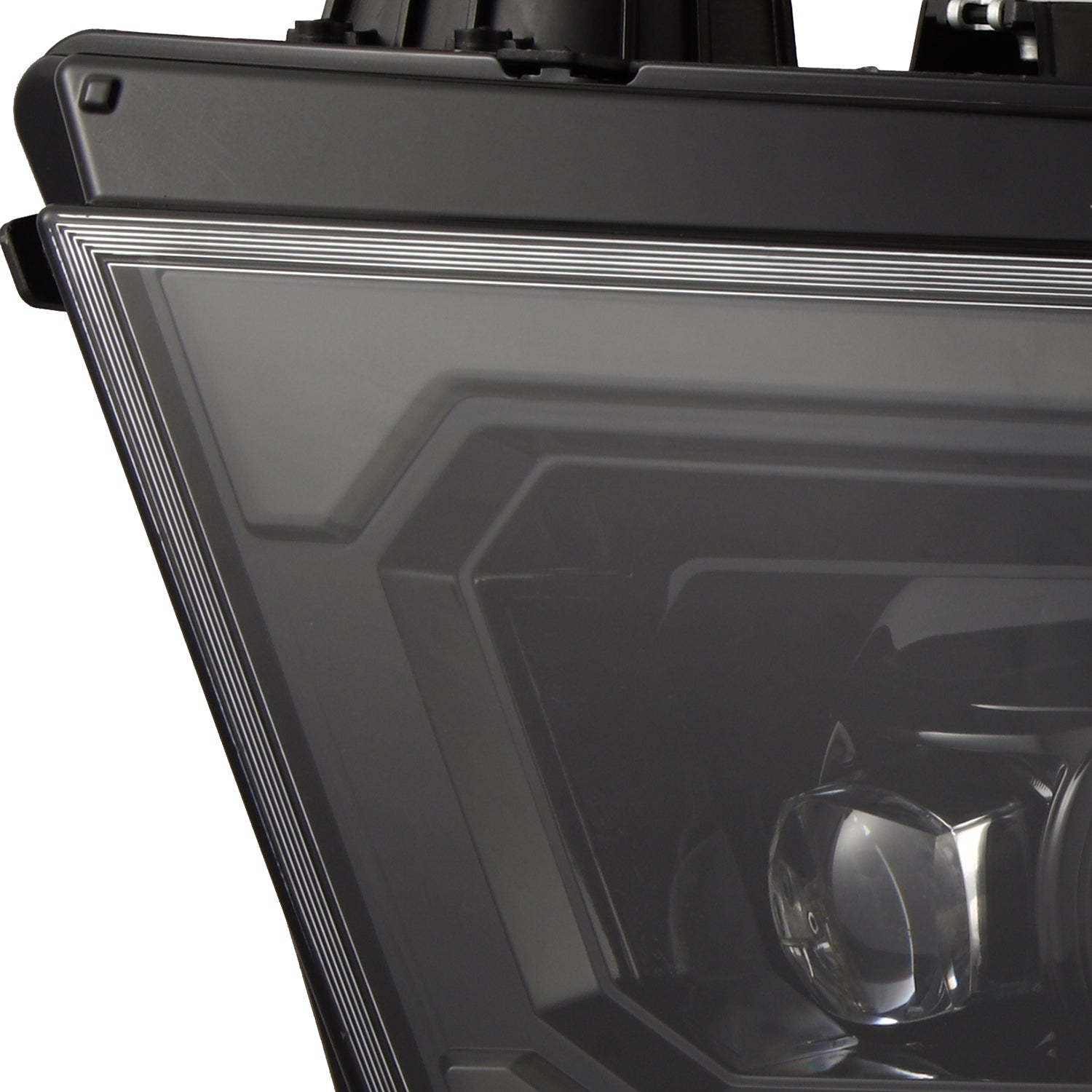 19-24 Ram 1500 (MK II 2500 Style) NOVA-Series LED Projector Headlights Alpha-Black