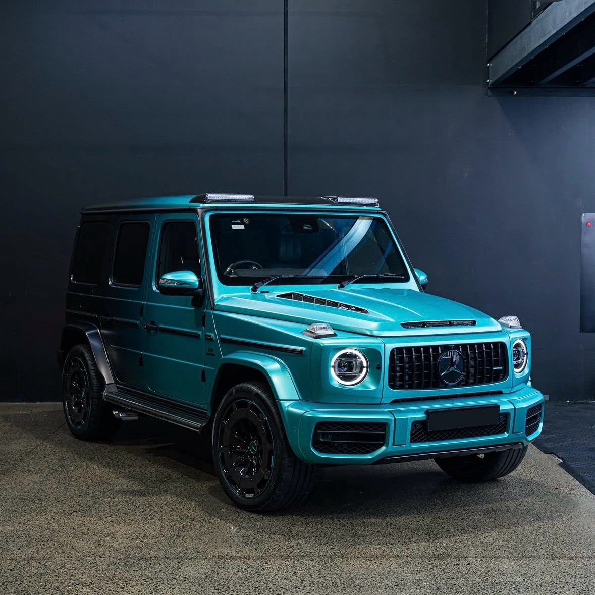 Vero Motorsport Mercedes Benz G Class BRABUS Style Roof Spoiler With Light (2019-2024) W464 Dry Carbon Fibre