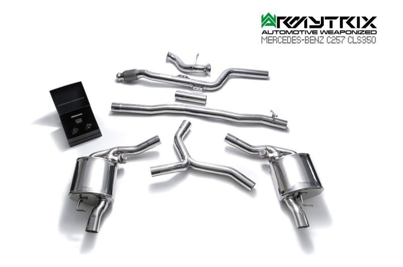 Armytrix Stainless Steel Valvetronic Cat Back Exhaust System Mercedes E350 W213 18+/CLS350 C257 18+