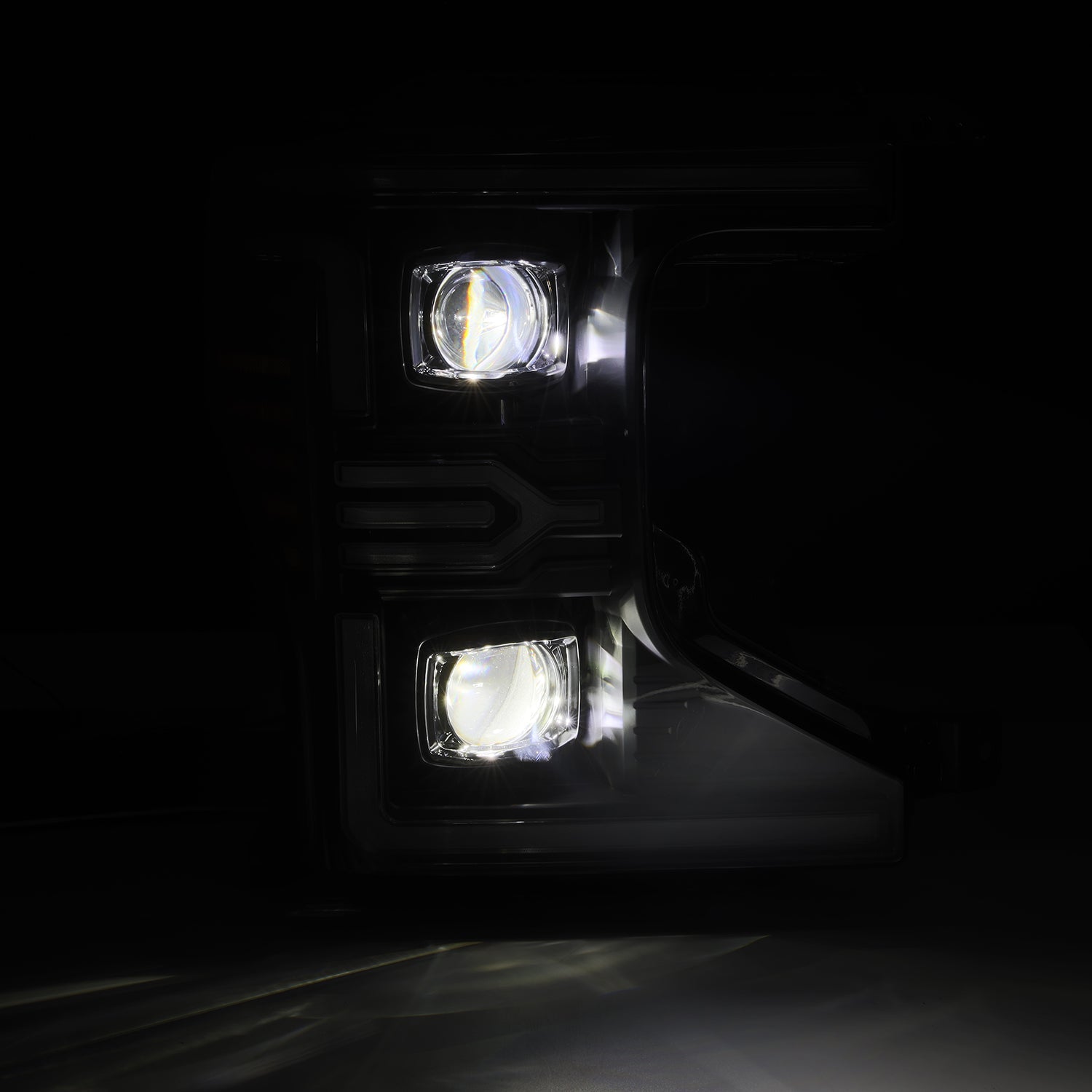 20-22 Ford Super Duty LUXX-Series LED Projector Headlights Black