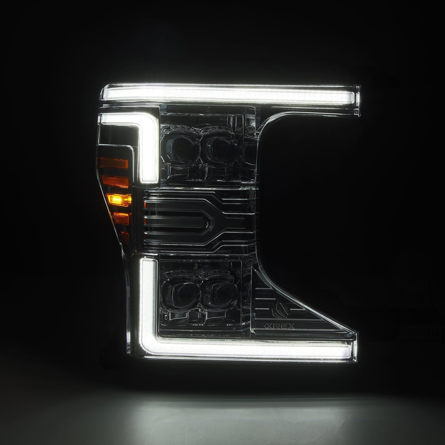 20-22 Ford Super Duty NOVA-Series LED Projector Headlights Chrome