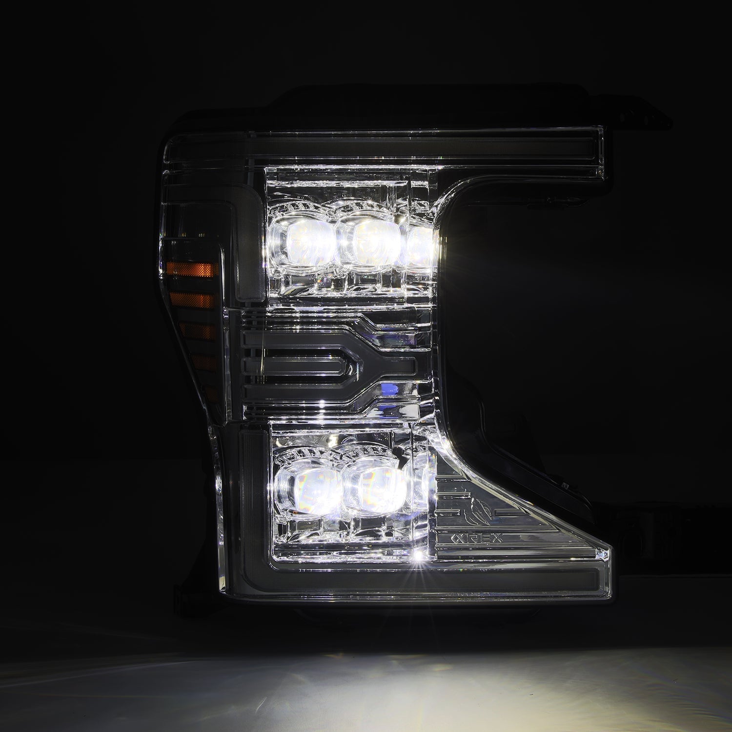 20-22 Ford Super Duty NOVA-Series LED Projector Headlights Chrome