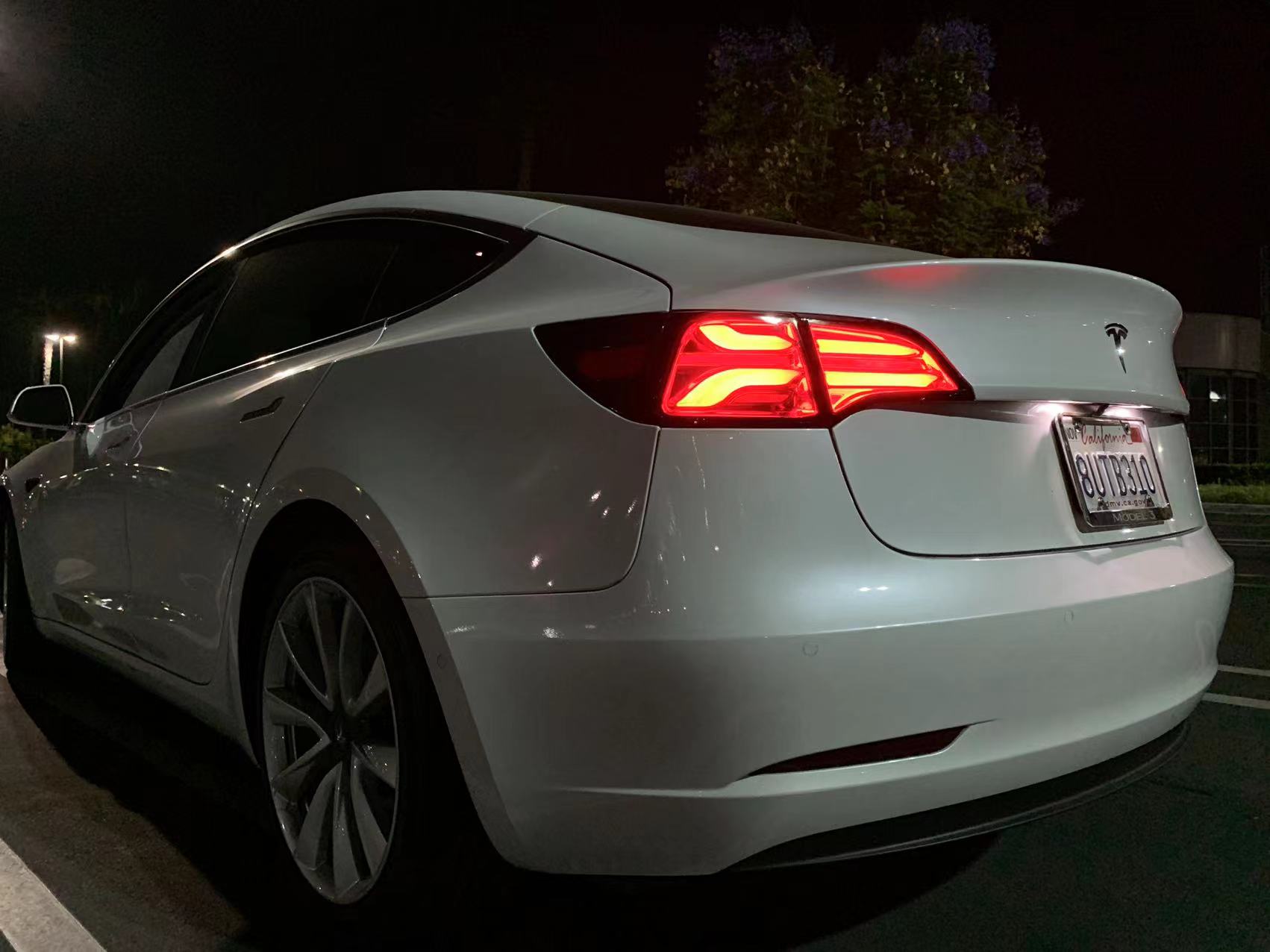 20-24 Tesla Model Y / 22-23 Model 3 (With Stock Amber Turn Signal) PRO-Series LED Tail Lights Red Smoke