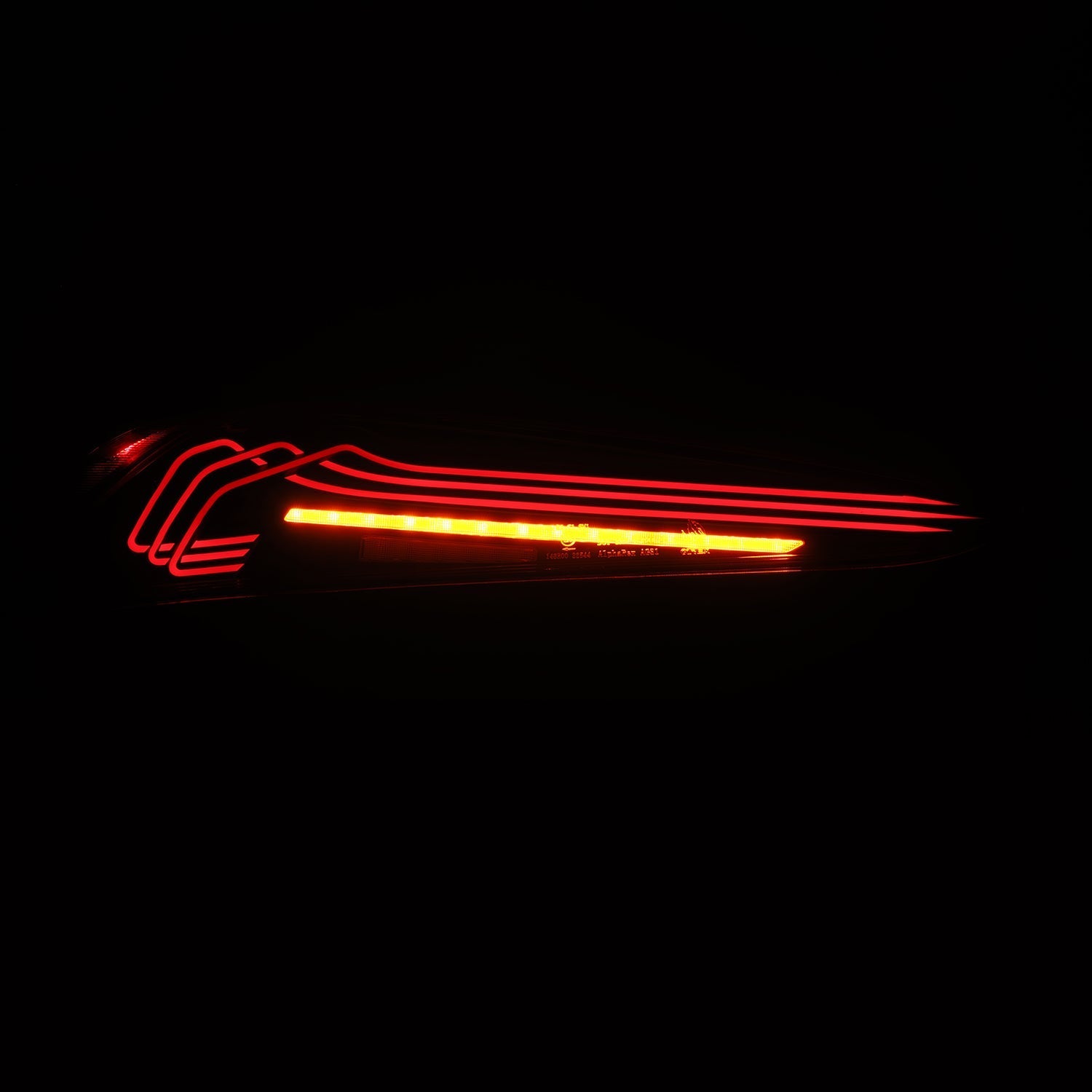 20-26 Toyota Supra CSL Laser Style LUXX-Series LED Tail Lights - Vivid Red