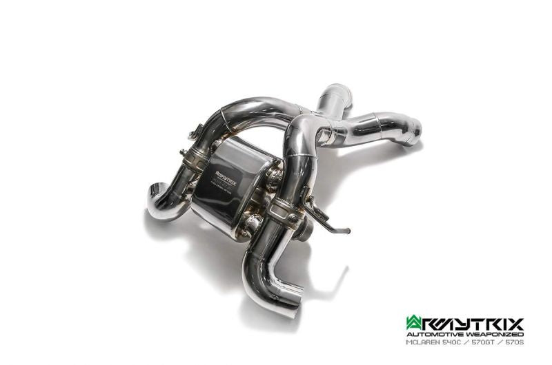 Armytrix Stainless Steel Valvetronic Cat Back Exhaust System Mclaren 540C/570GT/570S 15+