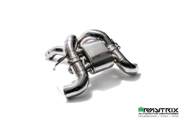 Armytrix Stainless Steel Valvetronic Cat Back Exhaust System Mclaren 540C/570GT/570S 15+
