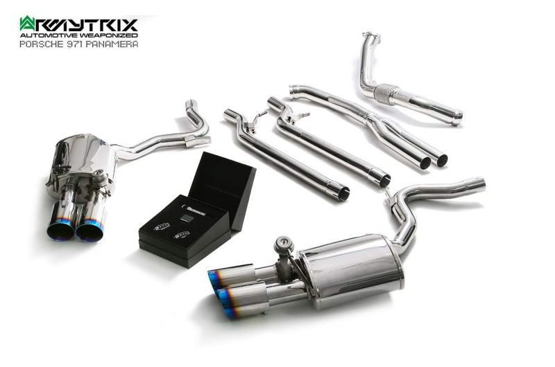 Armytrix Stainless Steel Valvetronic Cat Back Exhaust System (Long Wheelbase Model only) Porsche Panamera/4/4Sport Turismo 971 17+