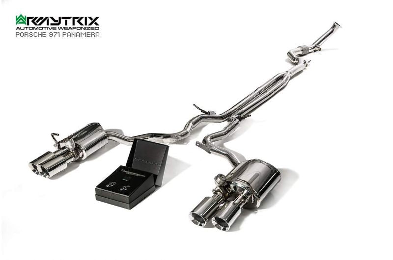 Armytrix Stainless Steel Valvetronic Cat Back Exhaust System (Long Wheelbase Model only) Porsche Panamera/4/4Sport Turismo 971 17+