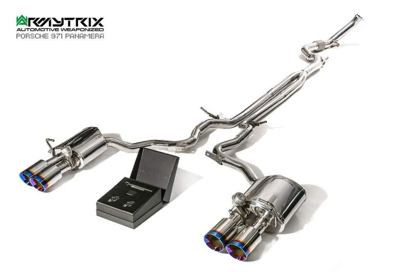 Armytrix Stainless Steel Valvetronic Cat Back Exhaust System (Long Wheelbase Model only) Porsche Panamera/4/4Sport Turismo 971 17+