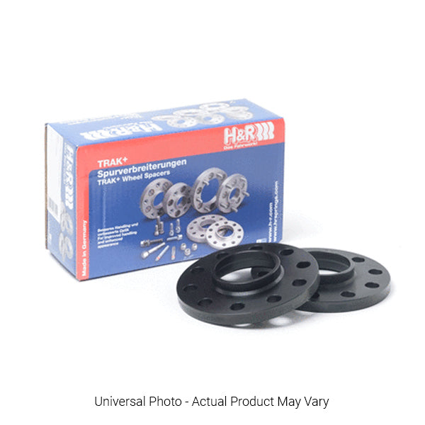 H&R Trak+ DR Wheel Spacers PAIR 10mm Black M14x1.25, 35mm Long, 60 Deg Tapered, 17mm Head