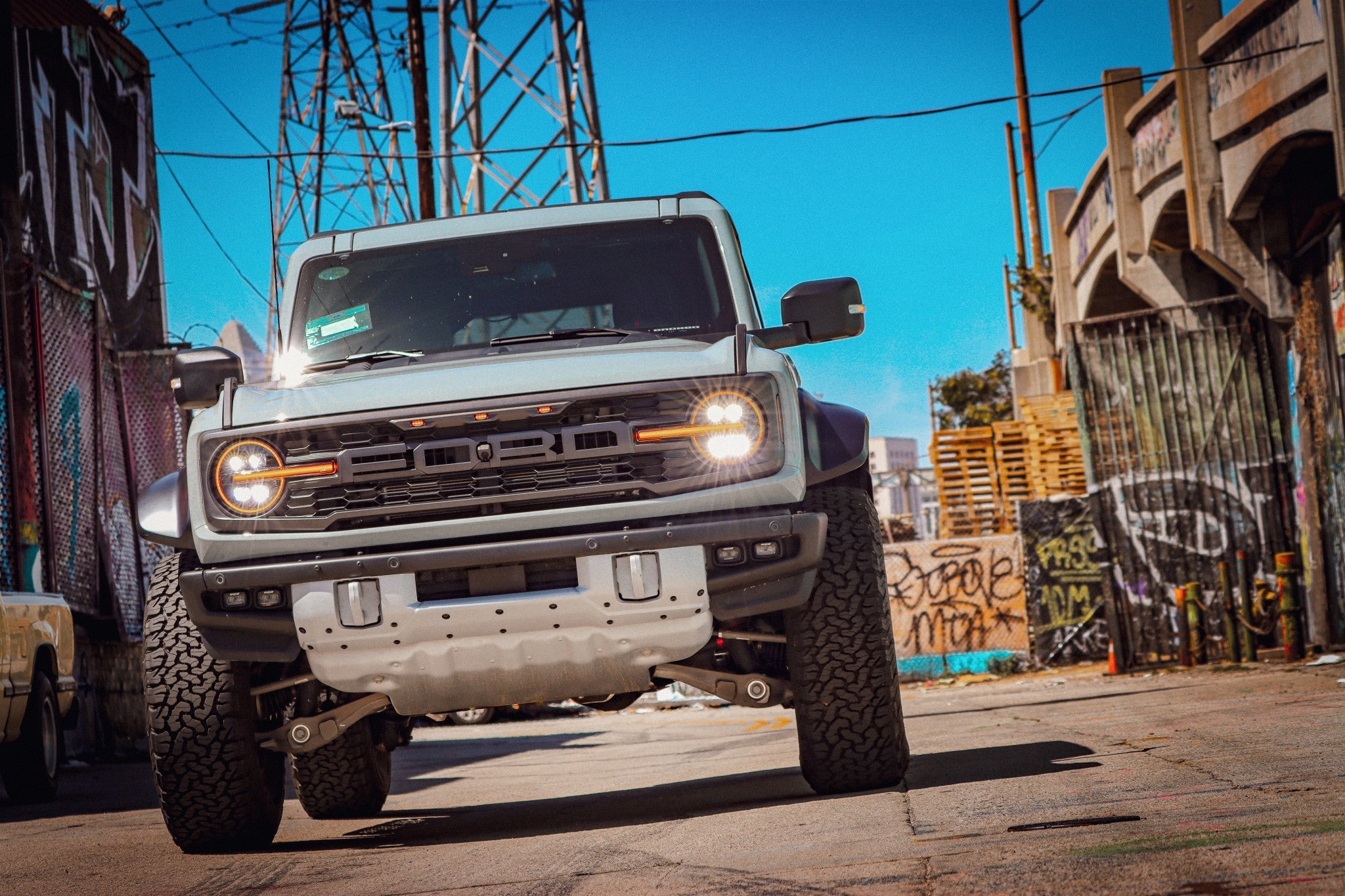 21-26 Ford Bronco / 22-26 Ford Bronco Raptor NOVA-Series LED Projector Headlights Alpha-black