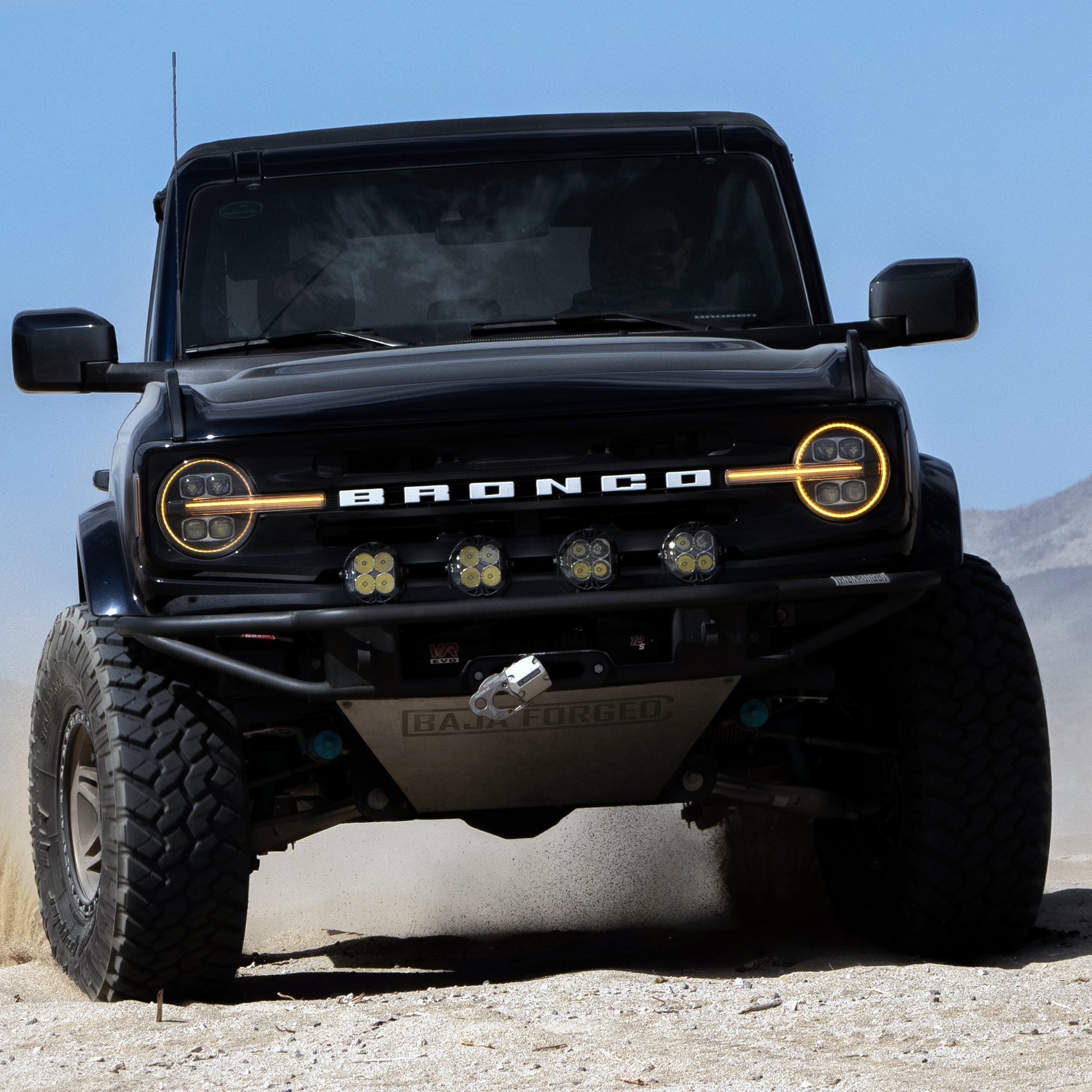 21-26 Ford Bronco / 22-26 Ford Bronco Raptor NOVA-Series LED Projector Headlights Alpha-black