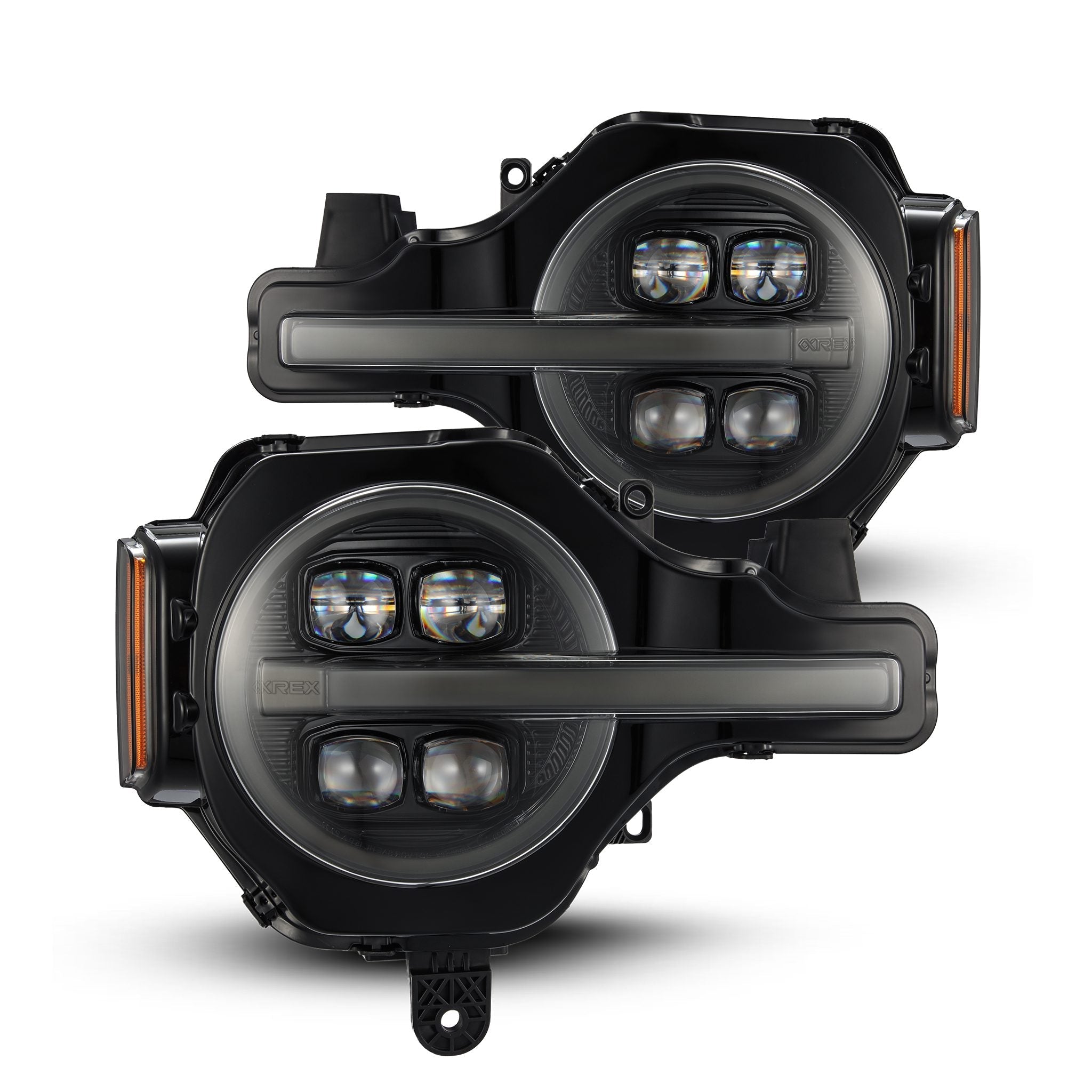 21-26 Ford Bronco / 22-26 Ford Bronco Raptor NOVA-Series LED Projector Headlights Alpha-black