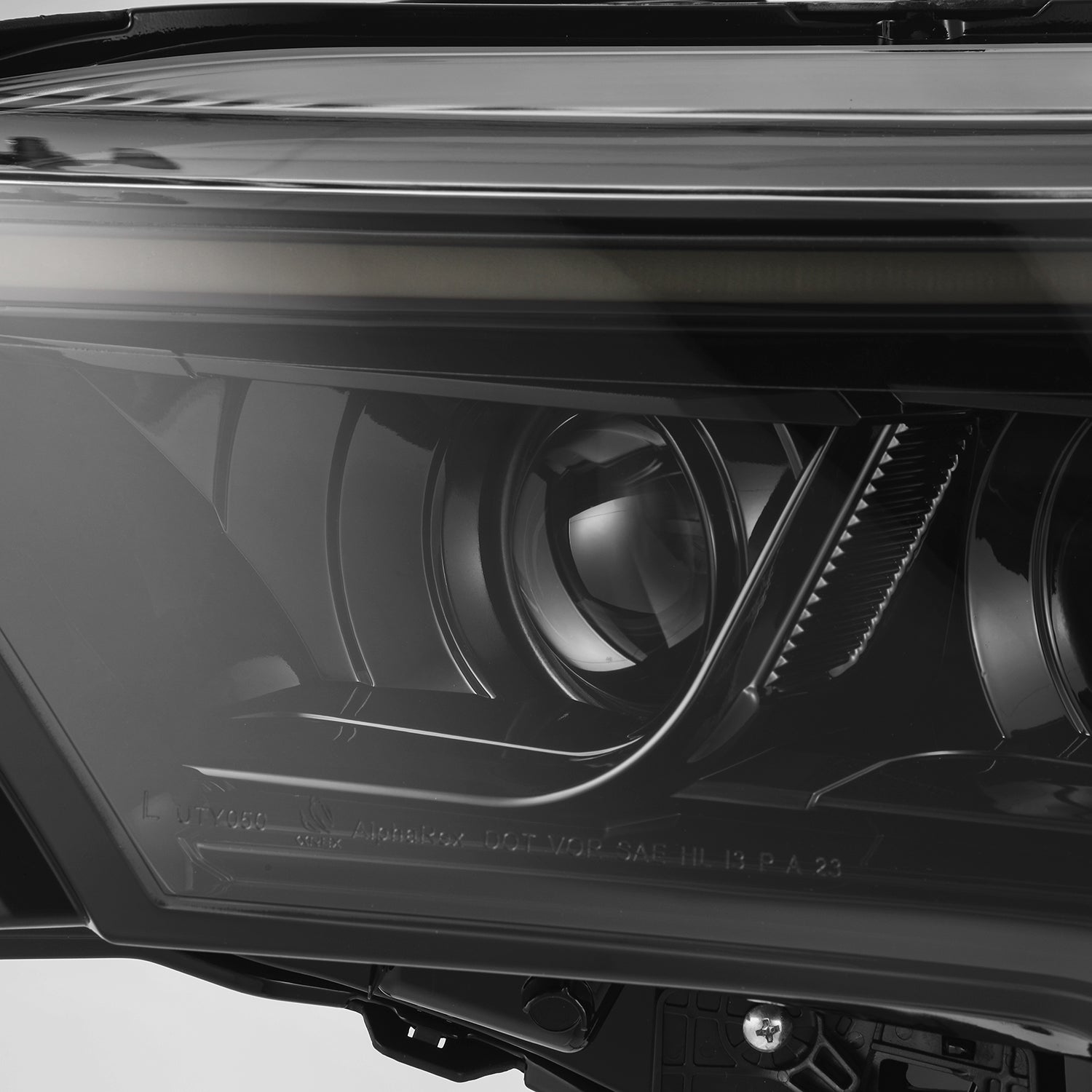 22-26 Toyota Tundra/Sequoia LUXX-Series LED Projector Headlights Alpha-Black