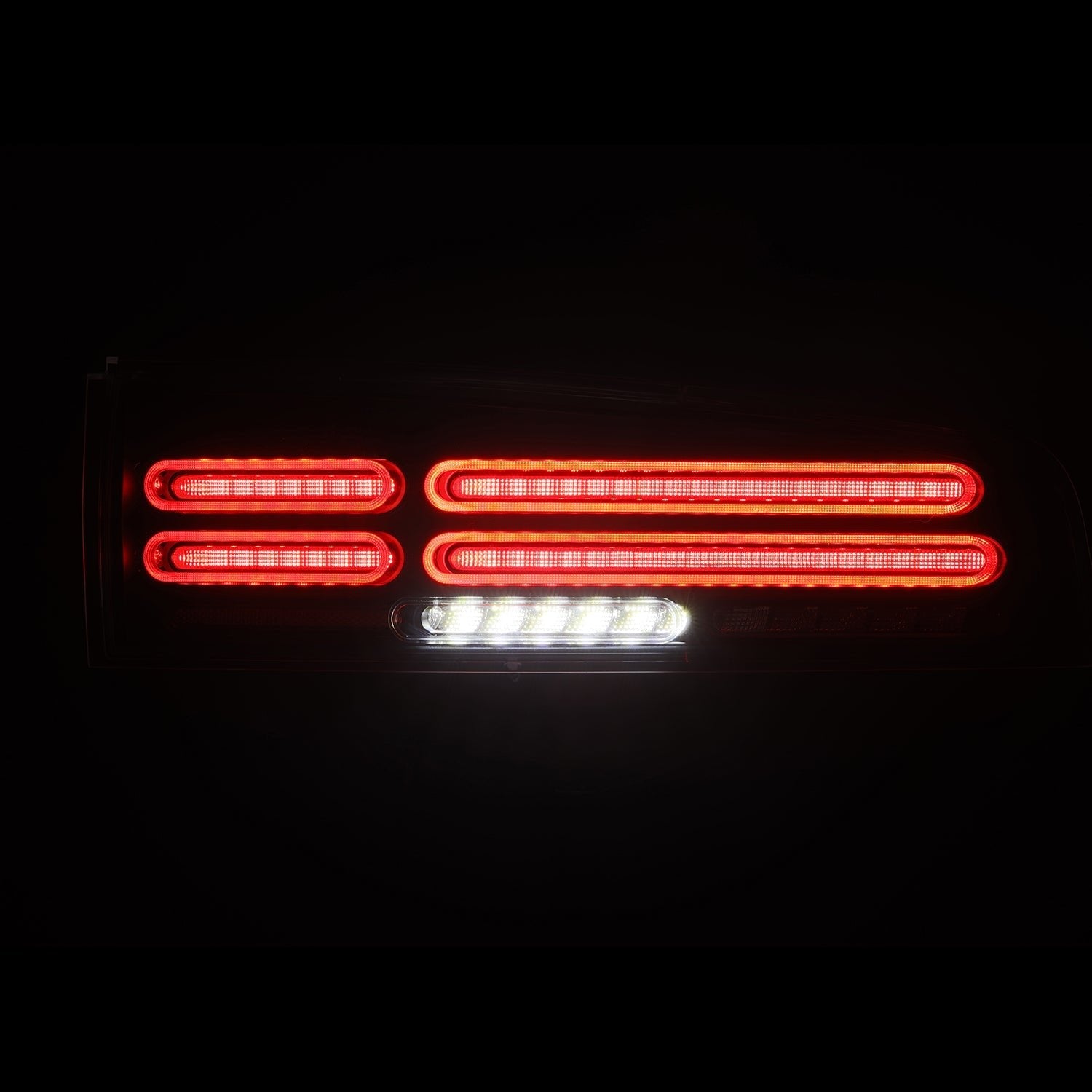 23-26 Nissan Z Quad-Loop Style NOVA-Series Prismatic LED Tail Lights Black