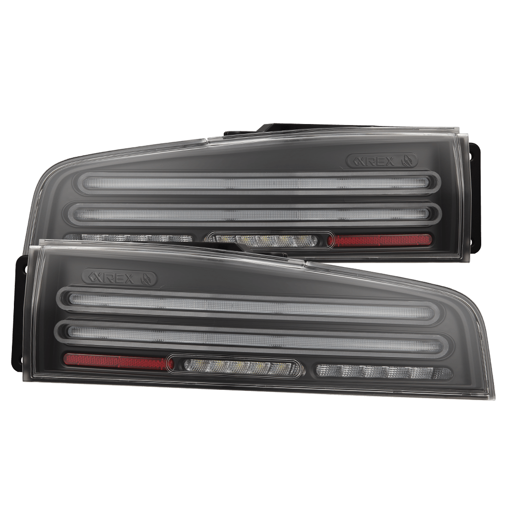 23-26 Nissan Z Twin-Loop Style NOVA-Series Prismatic LED Tail Lights Black