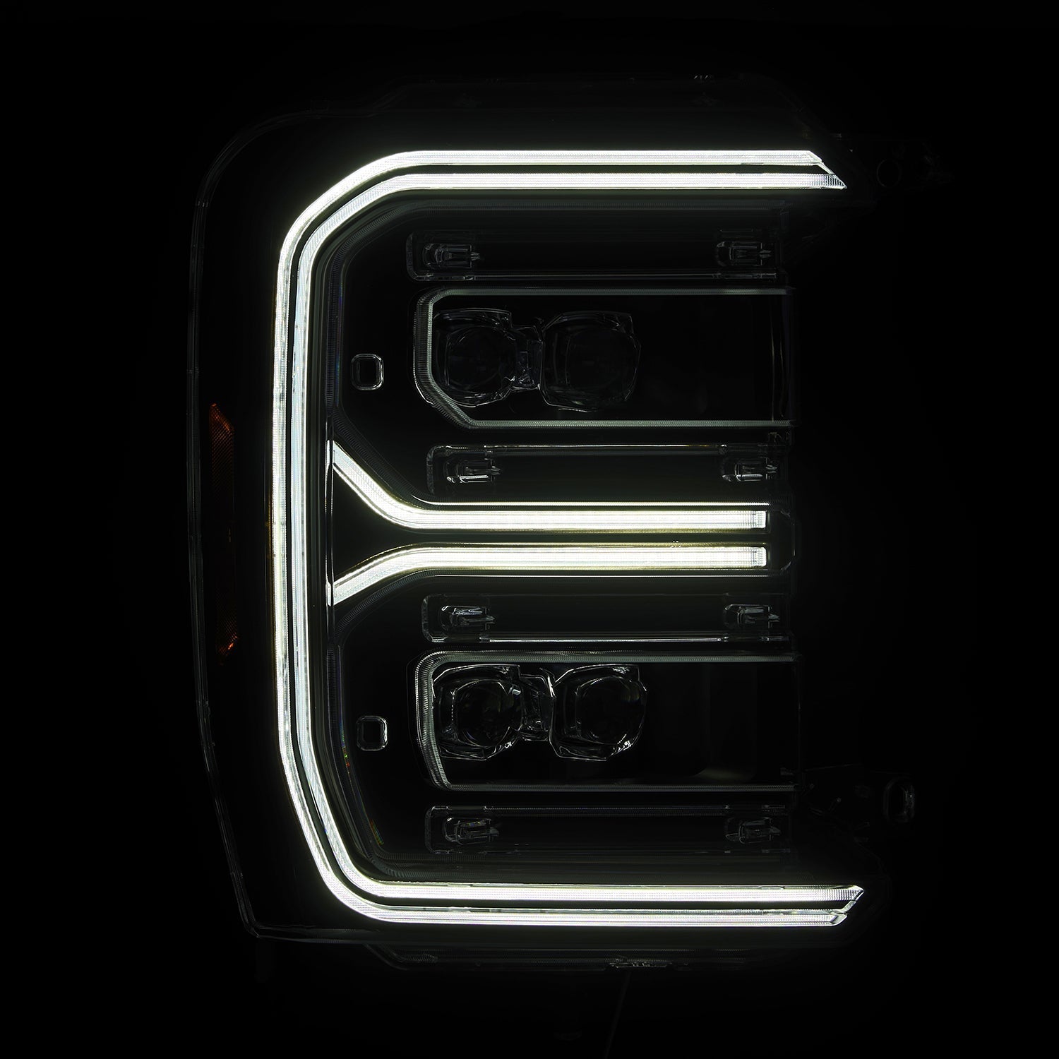 23-26 Ford Super Duty NOVA-Series LED Projector Headlights Black